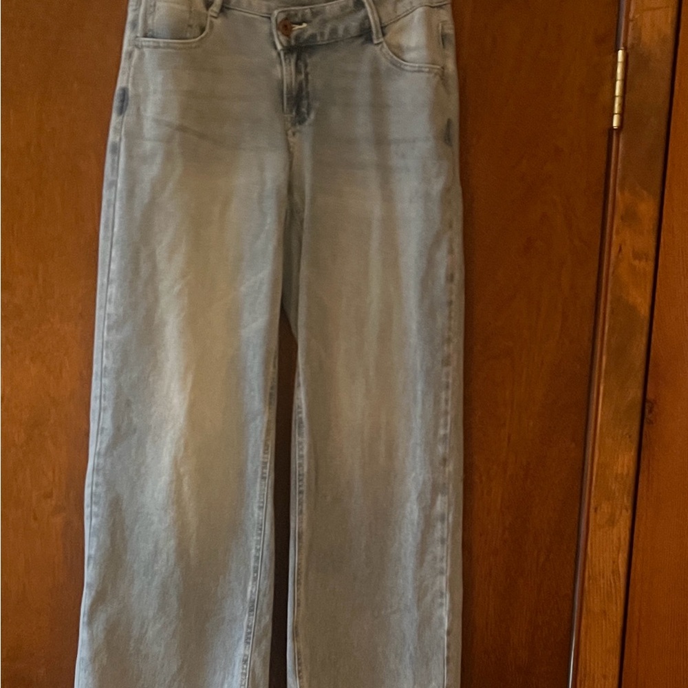 HALARA Women's Light Blue Straight Leg Jeans